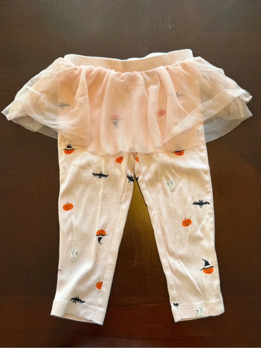 Carter's Light Pink Halloween Tulle Skirt Leggings